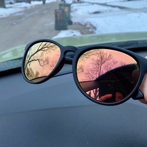 Knockaround Custom Mai Tais Sunglasses - Matte Black & Rose Gold